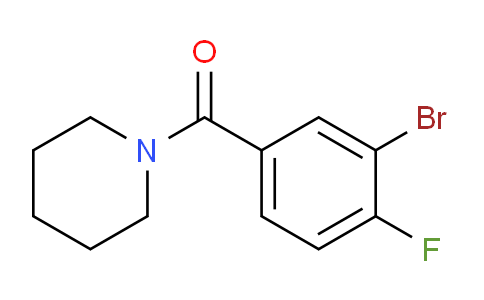 CAS No. 1033201-74-9, 1-(3-Bromo-4-fluorobenzoyl)piperidine