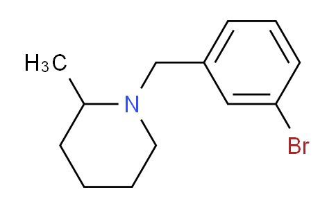 CAS No. 905058-94-8, 1-(3-Bromobenzyl)-2-methylpiperidine