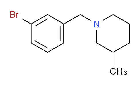 CAS No. 904186-12-5, 1-(3-Bromobenzyl)-3-methylpiperidine