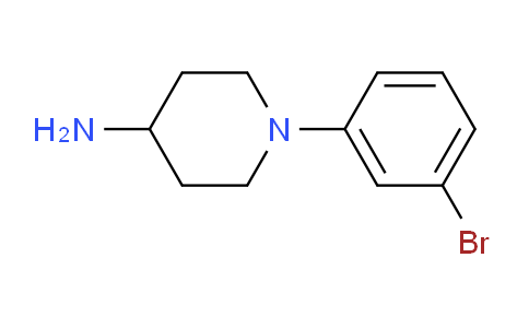 CAS No. 1179833-02-3, 1-(3-Bromophenyl)piperidin-4-amine