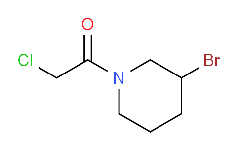 CAS No. 1353960-21-0, 1-(3-Bromopiperidin-1-yl)-2-chloroethanone