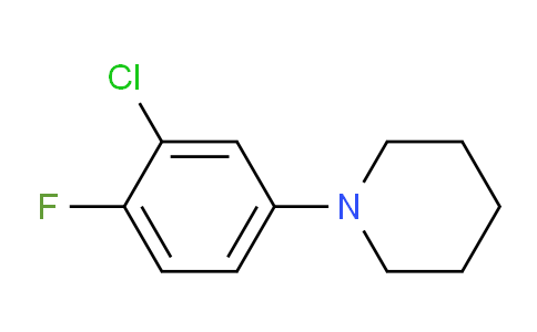 CAS No. 1033201-89-6, 1-(3-Chloro-4-fluorophenyl)piperidine