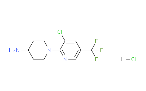 CAS No. 1185310-97-7, 1-(3-Chloro-5-(trifluoromethyl)pyridin-2-yl)piperidin-4-amine hydrochloride