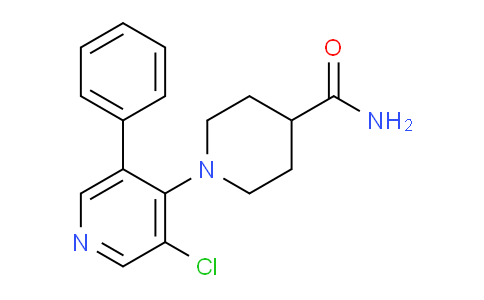 CAS No. 1221567-61-8, 1-(3-Chloro-5-phenylpyridin-4-yl)piperidine-4-carboxamide