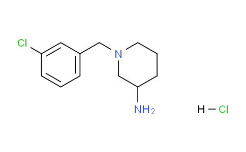 CAS No. 1261231-91-7, 1-(3-Chlorobenzyl)piperidin-3-amine hydrochloride