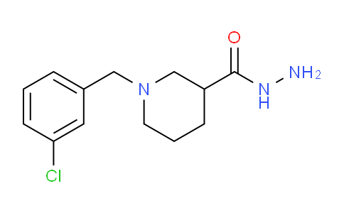 CAS No. 415723-29-4, 1-(3-Chlorobenzyl)piperidine-3-carbohydrazide
