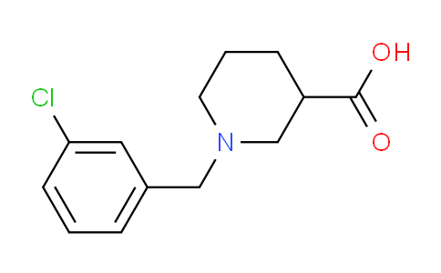 CAS No. 832739-59-0, 1-(3-Chlorobenzyl)piperidine-3-carboxylic acid