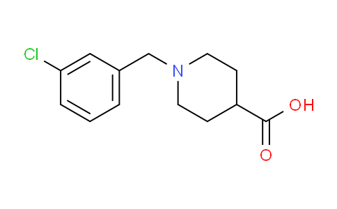 CAS No. 901920-70-5, 1-(3-Chlorobenzyl)piperidine-4-carboxylic acid