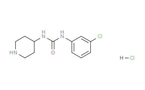 CAS No. 1233955-05-9, 1-(3-Chlorophenyl)-3-(piperidin-4-yl)urea hydrochloride