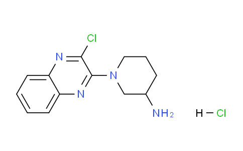CAS No. 1185307-70-3, 1-(3-Chloroquinoxalin-2-yl)piperidin-3-amine hydrochloride