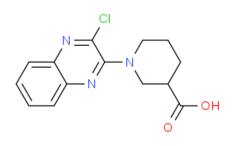 CAS No. 1239757-25-5, 1-(3-Chloroquinoxalin-2-yl)piperidine-3-carboxylic acid