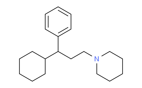 CAS No. 29869-50-9, 1-(3-Cyclohexyl-3-phenylpropyl)piperidine
