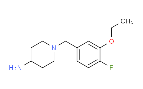 CAS No. 1206970-26-4, 1-(3-Ethoxy-4-fluorobenzyl)piperidin-4-amine