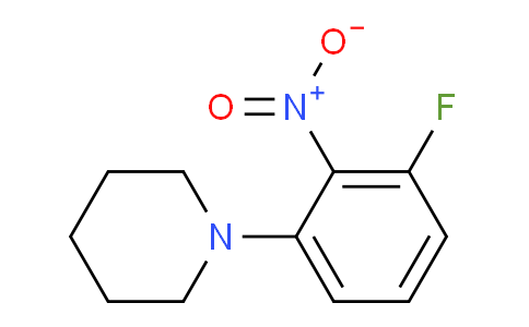 CAS No. 1233955-39-9, 1-(3-Fluoro-2-nitrophenyl)piperidine