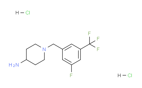 CAS No. 1286265-26-6, 1-(3-Fluoro-5-(trifluoromethyl)benzyl)piperidin-4-amine dihydrochloride