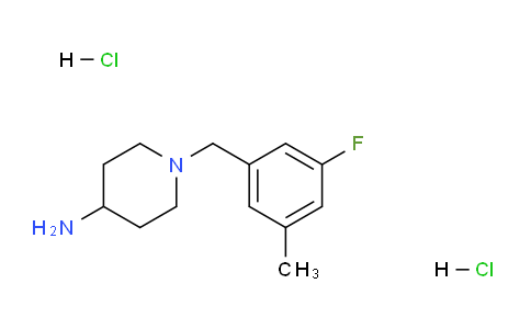 CAS No. 1286265-62-0, 1-(3-Fluoro-5-methylbenzyl)piperidin-4-amine dihydrochloride