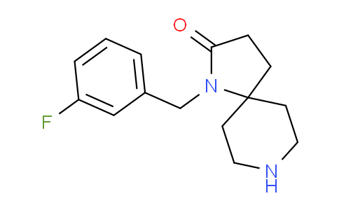 CAS No. 1422139-05-6, 1-(3-Fluorobenzyl)-1,8-diazaspiro[4.5]decan-2-one