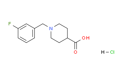 CAS No. 451485-55-5, 1-(3-Fluorobenzyl)piperidine-4-carboxylic acid hydrochloride