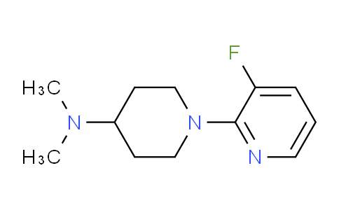 CAS No. 1779127-68-2, 1-(3-Fluoropyridin-2-yl)-N,N-dimethylpiperidin-4-amine