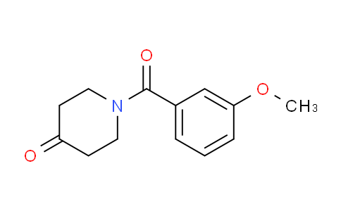 CAS No. 1016741-90-4, 1-(3-Methoxybenzoyl)piperidin-4-one
