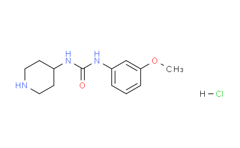 CAS No. 1233952-76-5, 1-(3-Methoxyphenyl)-3-(piperidin-4-yl)urea hydrochloride