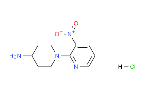 CAS No. 848498-92-0, 1-(3-Nitropyridin-2-yl)piperidin-4-amine hydrochloride