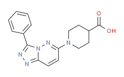 CAS No. 1269527-89-0, 1-(3-Phenyl-[1,2,4]triazolo[4,3-b]pyridazin-6-yl)piperidine-4-carboxylic acid