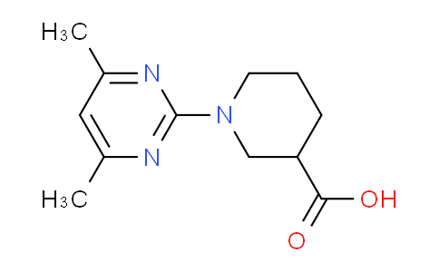 CAS No. 841222-87-5, 1-(4,6-Dimethylpyrimidin-2-yl)piperidine-3-carboxylic acid