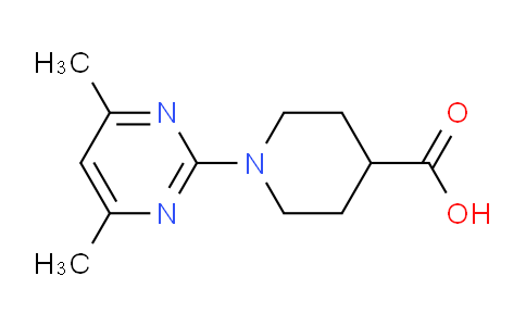 CAS No. 797028-97-8, 1-(4,6-Dimethylpyrimidin-2-yl)piperidine-4-carboxylic acid
