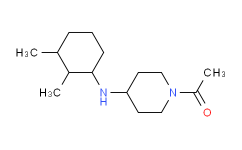 CAS No. 1186662-51-0, 1-(4-((2,3-Dimethylcyclohexyl)amino)piperidin-1-yl)ethanone