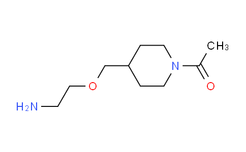CAS No. 1353975-70-8, 1-(4-((2-Aminoethoxy)methyl)piperidin-1-yl)ethanone