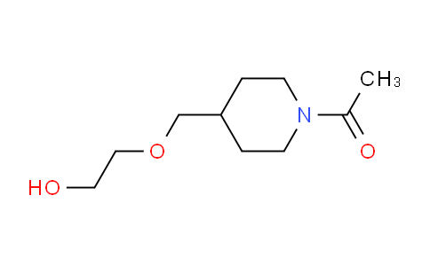 CAS No. 1353980-22-9, 1-(4-((2-Hydroxyethoxy)methyl)piperidin-1-yl)ethanone