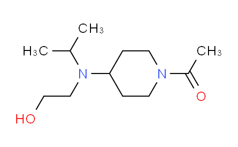 CAS No. 1353966-89-8, 1-(4-((2-Hydroxyethyl)(isopropyl)amino)piperidin-1-yl)ethanone
