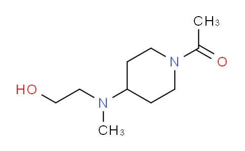 CAS No. 1353974-54-5, 1-(4-((2-Hydroxyethyl)(methyl)amino)piperidin-1-yl)ethanone