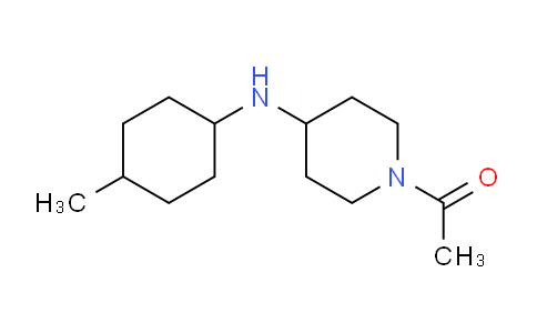 CAS No. 859523-82-3, 1-(4-((4-Methylcyclohexyl)amino)piperidin-1-yl)ethanone