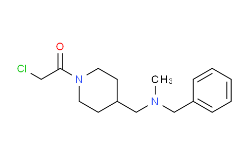 CAS No. 1353975-34-4, 1-(4-((Benzyl(methyl)amino)methyl)piperidin-1-yl)-2-chloroethanone