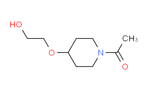 CAS No. 70979-23-6, 1-(4-(2-Hydroxyethoxy)piperidin-1-yl)ethanone