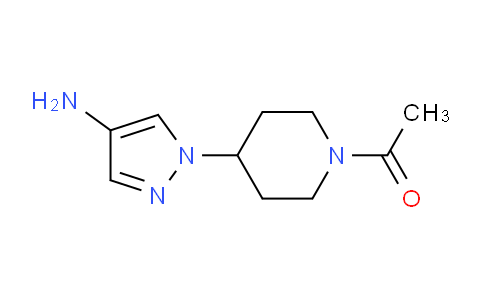 CAS No. 1201935-45-6, 1-(4-(4-Amino-1H-pyrazol-1-yl)piperidin-1-yl)ethanone