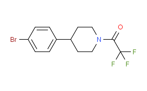 CAS No. 1374651-45-2, 1-(4-(4-Bromophenyl)piperidin-1-yl)-2,2,2-trifluoroethanone