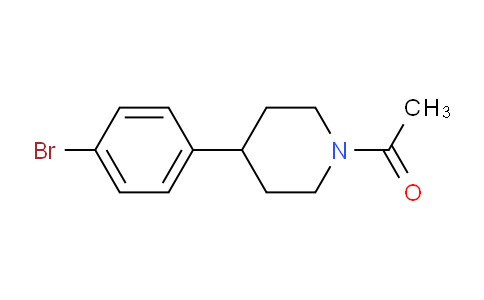 CAS No. 176636-91-2, 1-(4-(4-Bromophenyl)piperidin-1-yl)ethanone