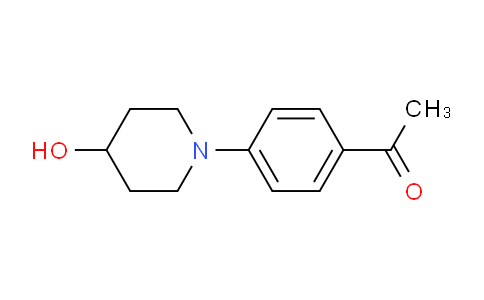 CAS No. 10342-87-7, 1-(4-(4-Hydroxypiperidin-1-yl)phenyl)ethanone