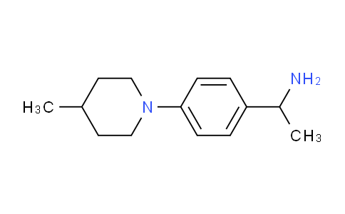 CAS No. 869945-55-1, 1-(4-(4-Methylpiperidin-1-yl)phenyl)ethanamine