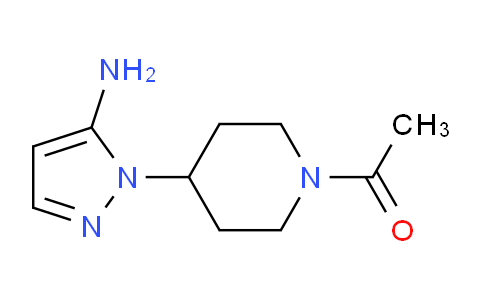 CAS No. 1365969-11-4, 1-(4-(5-Amino-1H-pyrazol-1-yl)piperidin-1-yl)ethanone