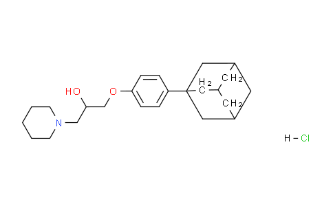 CAS No. 175136-32-0, 1-(4-(Adamantan-1-yl)phenoxy)-3-(piperidin-1-yl)propan-2-ol hydrochloride