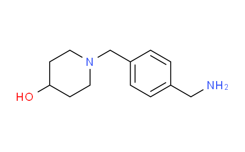 CAS No. 887588-67-2, 1-(4-(Aminomethyl)benzyl)piperidin-4-ol