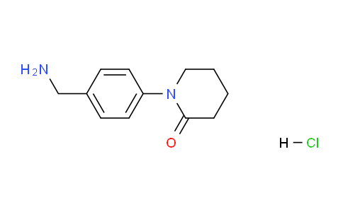 CAS No. 1439900-50-1, 1-(4-(Aminomethyl)phenyl)piperidin-2-one hydrochloride