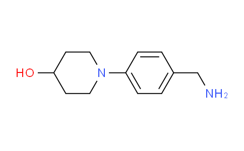 CAS No. 871013-57-9, 1-(4-(Aminomethyl)phenyl)piperidin-4-ol