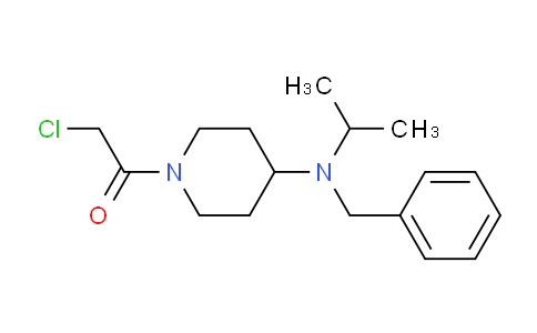 CAS No. 1353967-86-8, 1-(4-(Benzyl(isopropyl)amino)piperidin-1-yl)-2-chloroethanone