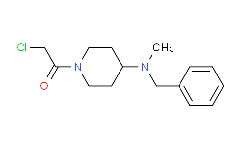 CAS No. 1353962-89-6, 1-(4-(Benzyl(methyl)amino)piperidin-1-yl)-2-chloroethanone