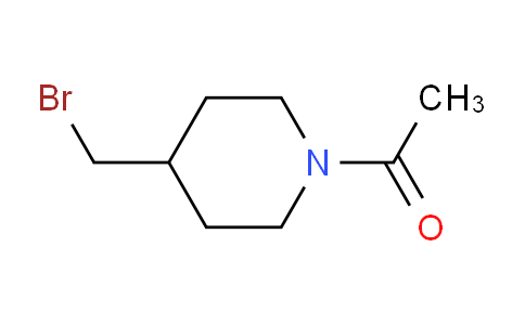 CAS No. 912482-43-0, 1-(4-(Bromomethyl)piperidin-1-yl)ethanone